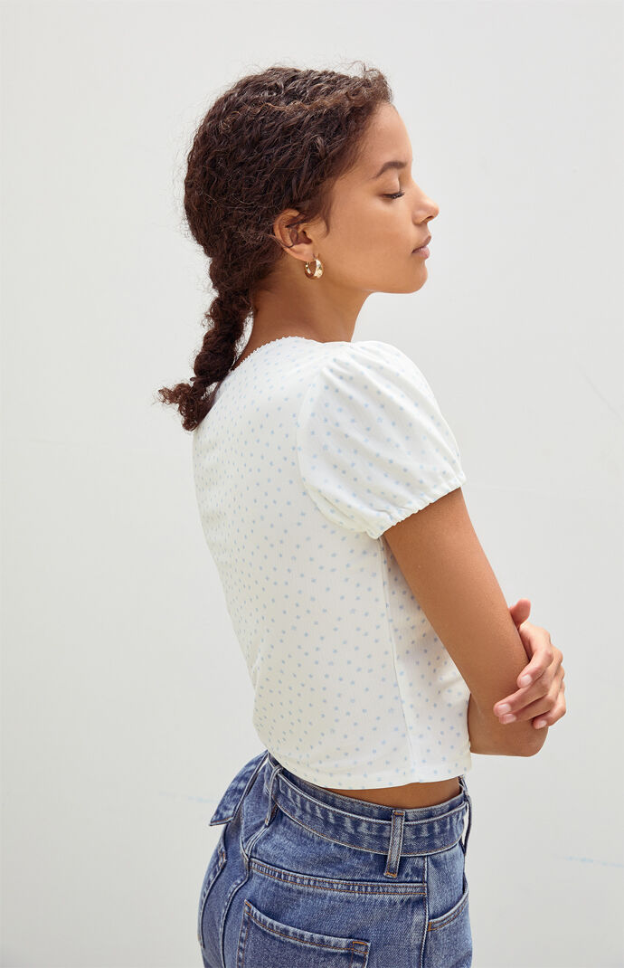 Surplice Side Tie Top