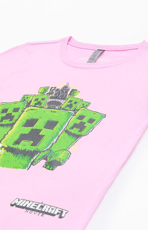 Kids Creeper Minecraft T-Shirt image number 2