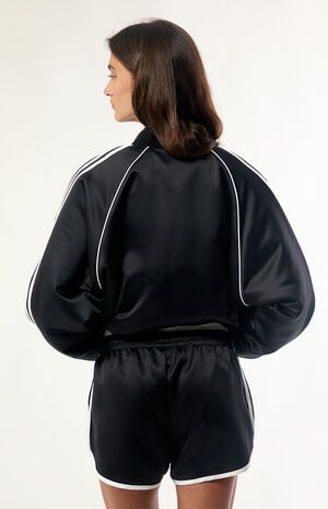 Satin 3-Stripe Sprinter Shorts image number 5