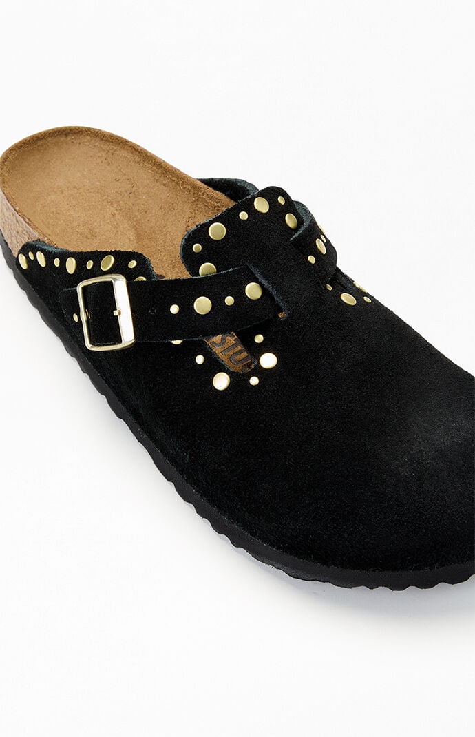 Birkenstock Women’s Boston Rivets Clog Black