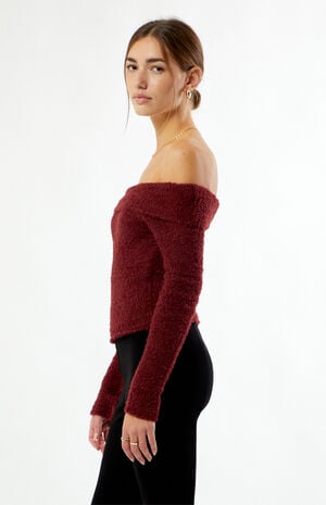 Cadence Off-The-Shoulder Sweater image number 4