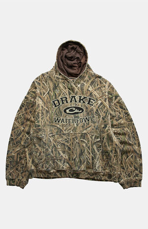 2000s Drake Waterfowl Camo Pullover Hoodie image number 1