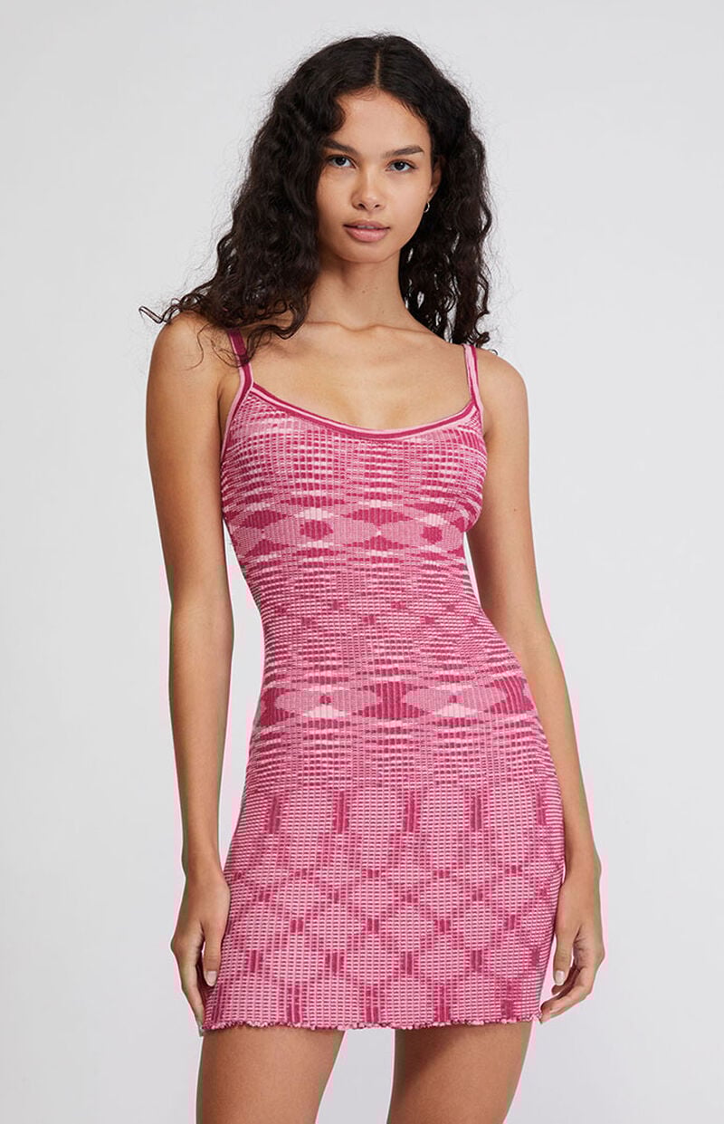 PacSun Women's LA Hearts Lettuce Edge Mini Dress