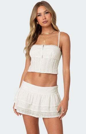 Josslyn Linen Look Tank Top image number 1