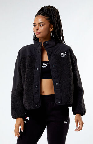 Black Classics Sherpa Jacket image number 1