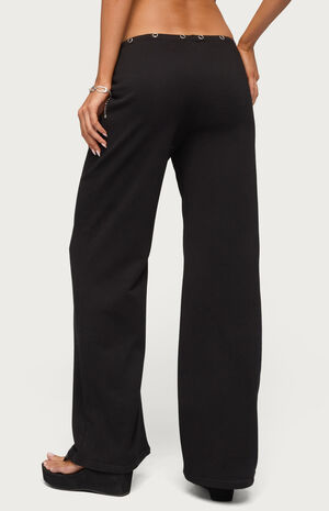 Bronte Grommet Straight Leg Sweatpants image number 3