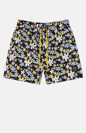Zack Vintage Daisies AOP 5" Swim Trunks image number 1