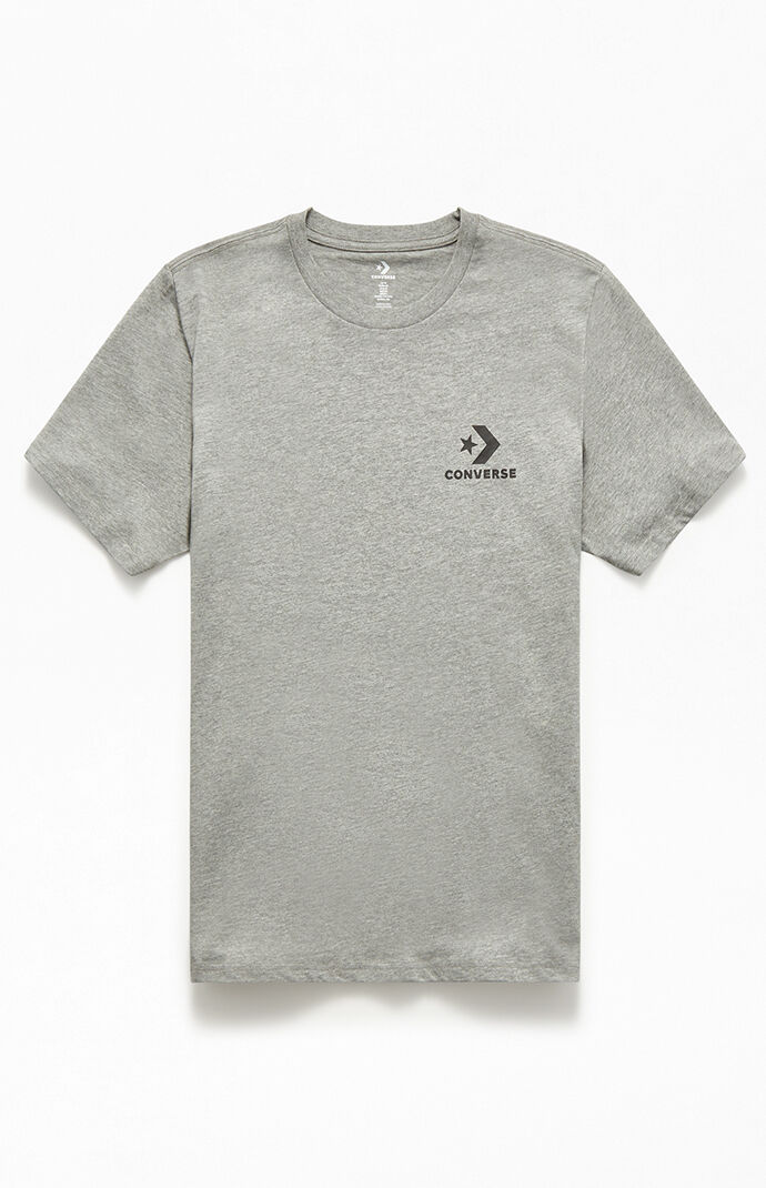 Gray Left Chest Star Chevron T-Shirt