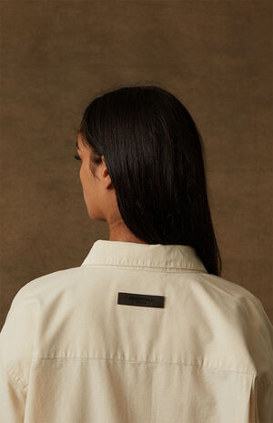 Women's Egg Shell Oxford Button Down Shirt image number 5