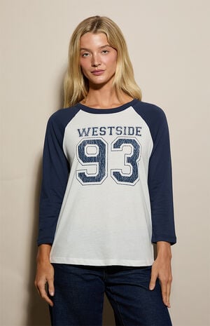 Westside 93 Long Sleeve Baseball T-Shirt image number 2