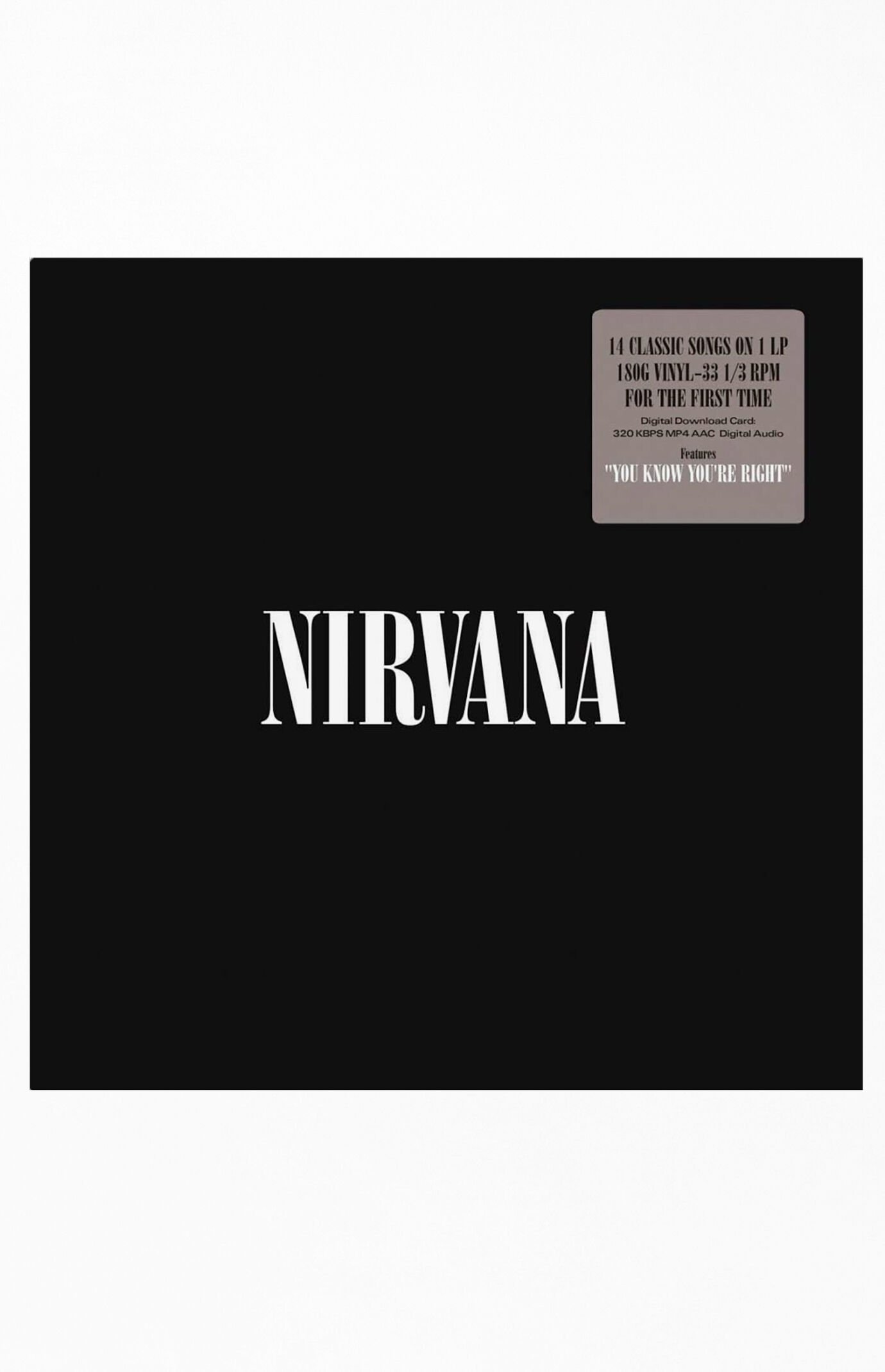 PacSun Nirvana Greatest Hits Vinyl Record