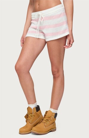 Amaris Striped Knit Shorts image number 2