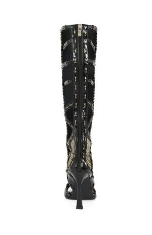 Women's Indranihigh Snakeskin Boots image number 3
