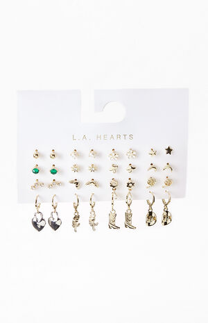 16 Pack Western Earrings image number 3