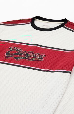 Boxy Long Sleeve Mesh T-Shirt image number 2