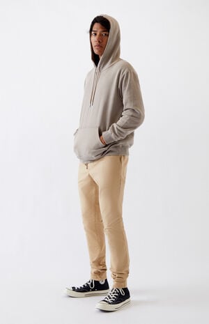 Khaki Drop Skinny Jogger Pants | PacSun | PacSun