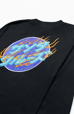 Japanese Inferno Dot Long Sleeve T-Shirt image number 4