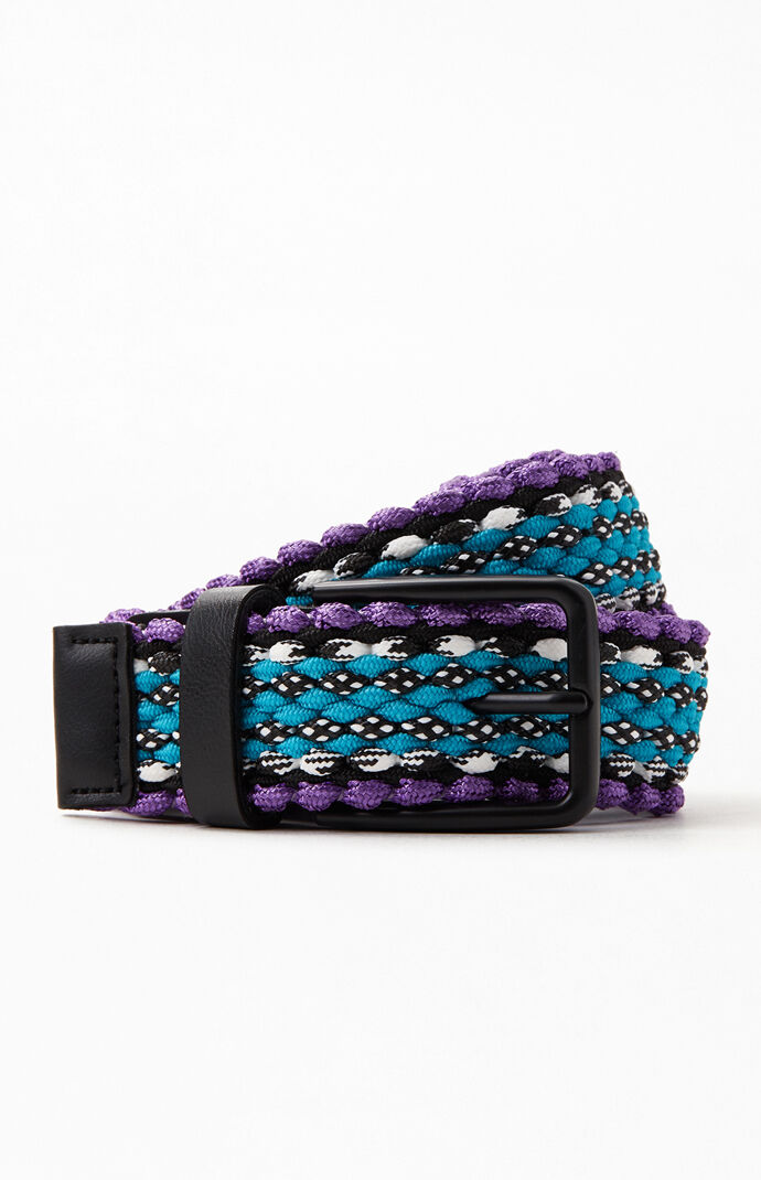 Slim Teal Paracord Belt