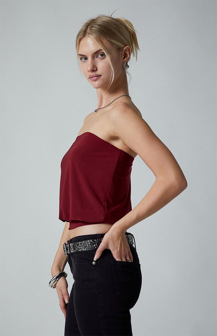 Third Charm Penelope Strapless Bubble Tube Top