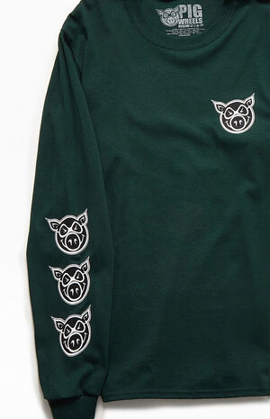 Multi Pig Long Sleeve T-Shirt Multi Pig Long Sleeve T-Shirt image number null
