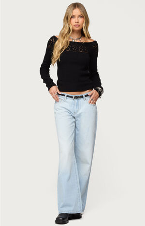 Lillis Boat Neck Knit Top image number 4