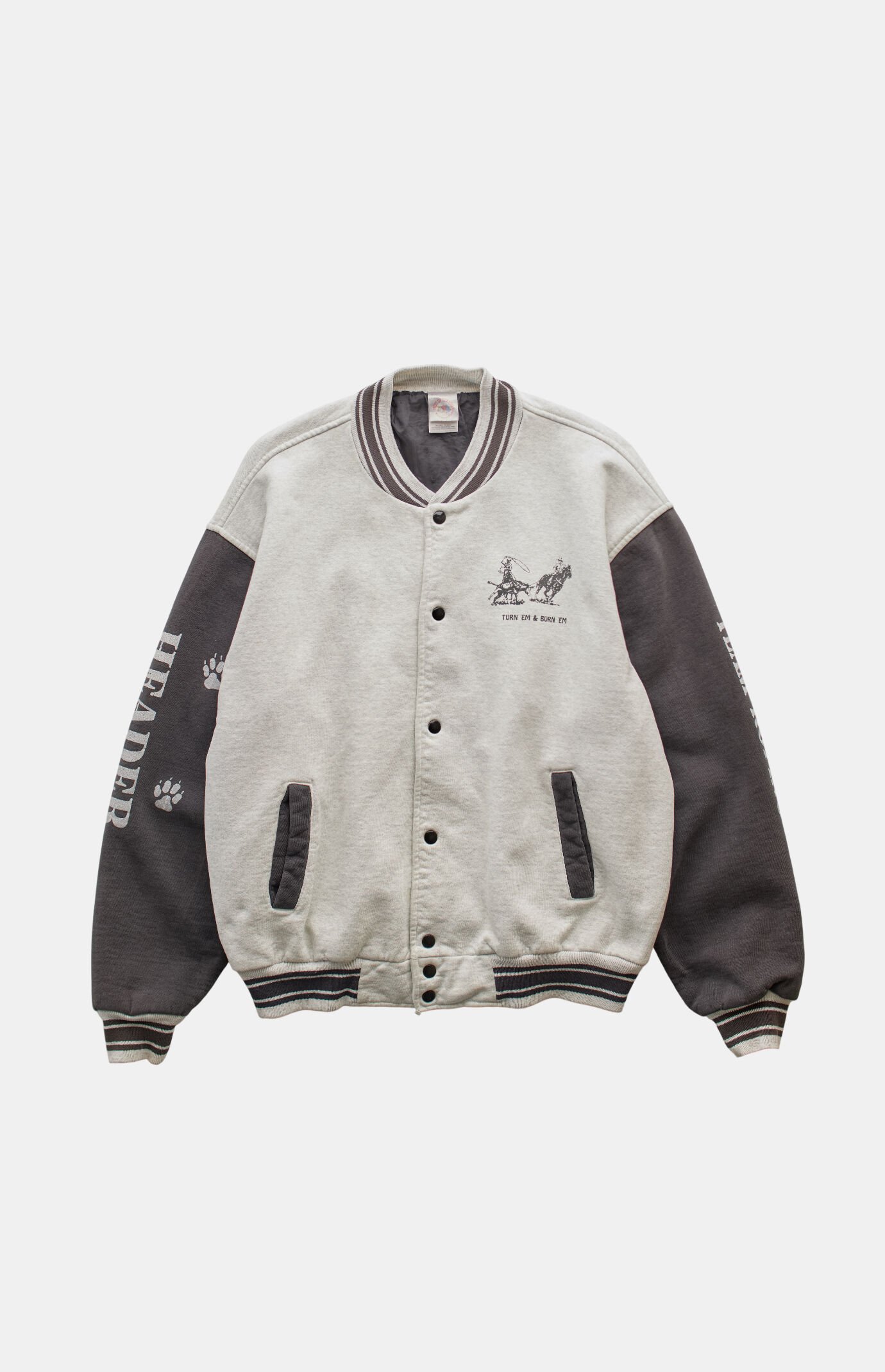 PS VINTAGE 90s Turn 'Em & Burn 'Em Varsity Jacket