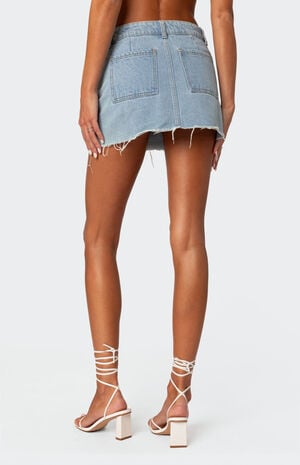Jessie Low Rise Denim Skirt image number 5