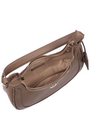 Top Zip Crescent Hobo Bag image number 7