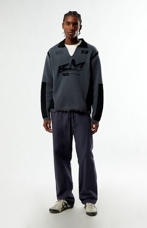 Moto Jacquard Polo Sweater image number 5