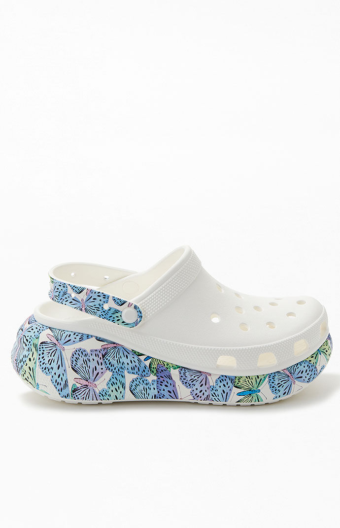 超激安 Crocs Classic Crush Butterfly Clogs | PacSun 靴