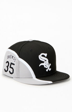 Chicago White Sox Thomas 35 Side Stripe 9FIFTY Snapback Hat image number 1