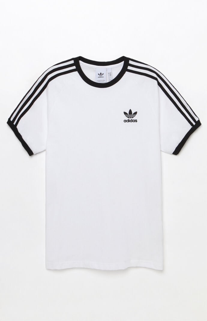 adidas white with black stripes