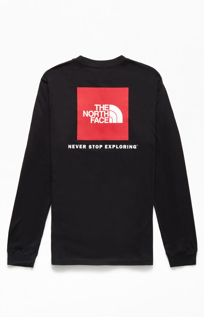 the north face redbox long sleeve tee
