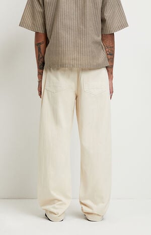 Dylan Baggy Jeans Cream image number 4
