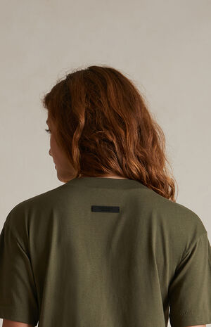 Women's Military Tri-Blend Crew Neck T-Shirt image number 5