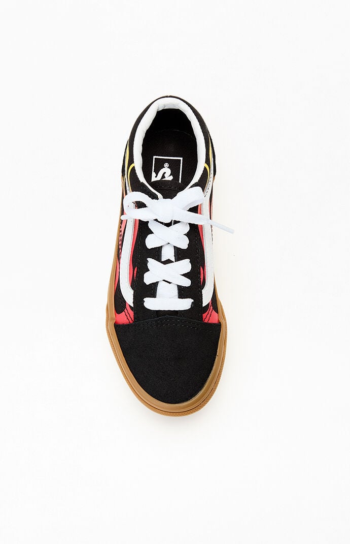 Pacsun vans flame cheap