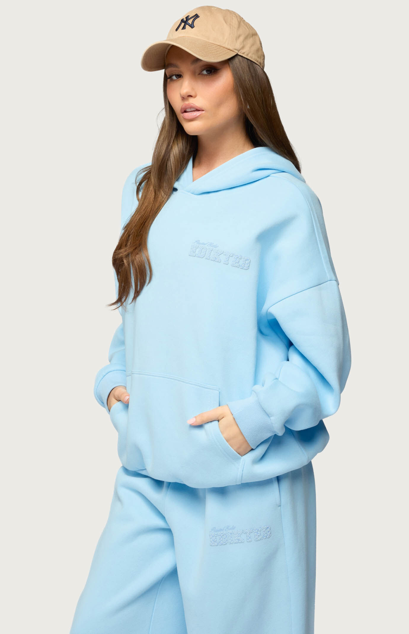 Edikted Pastel Edit Oversized Hoodie