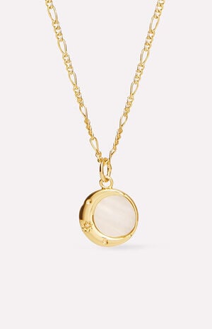 Mei Moon Pendant Necklace