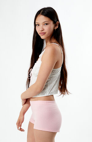 Waffle Knit Micro Shorts image number 3