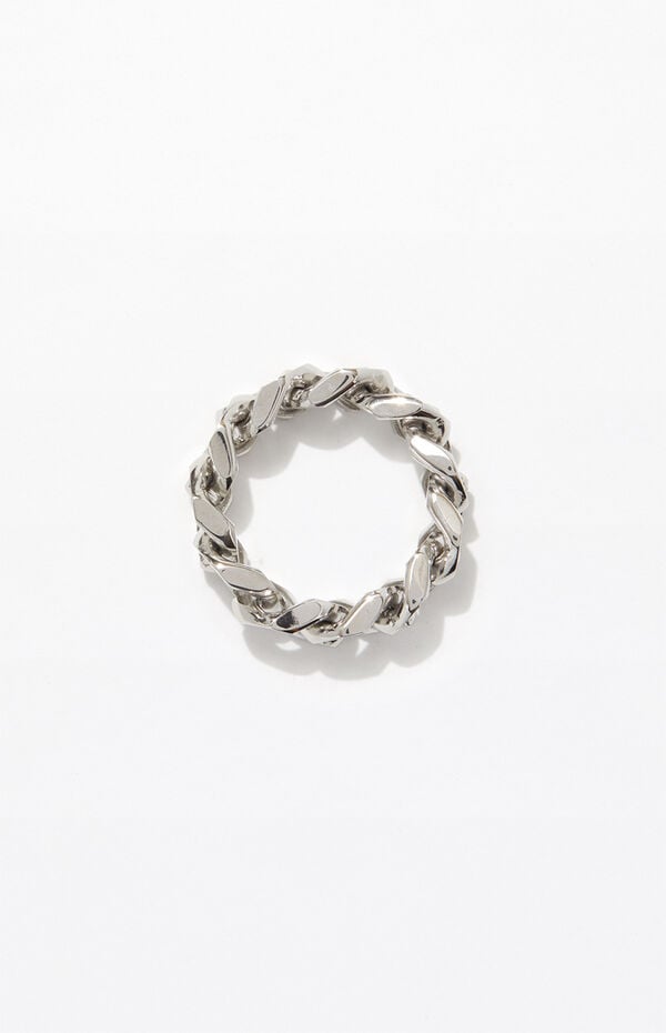 Pacsun Silver Cuban Ring