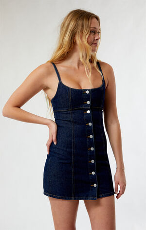 Kimberly Denim Mini Dress image number 1