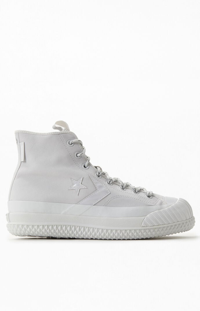 White Bosey MC High-Top Shoes