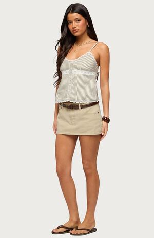 Elodie Lacey Striped Tank Top image number 4