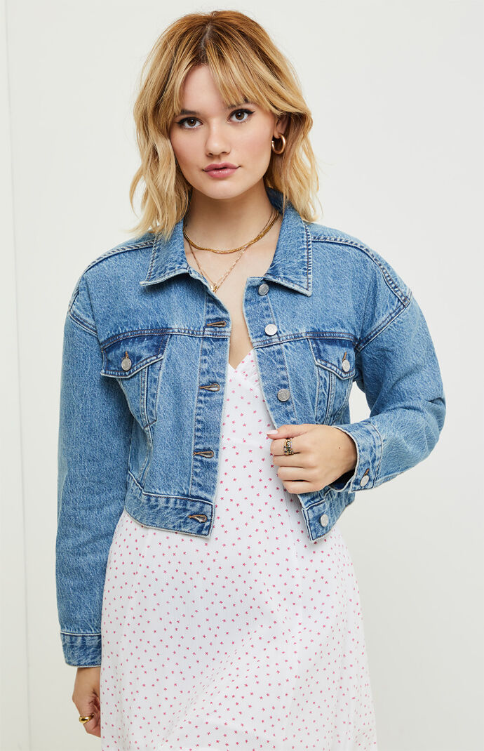 cropped trucker jacket