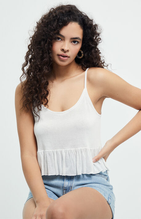 Babydoll Sweater Tank Top