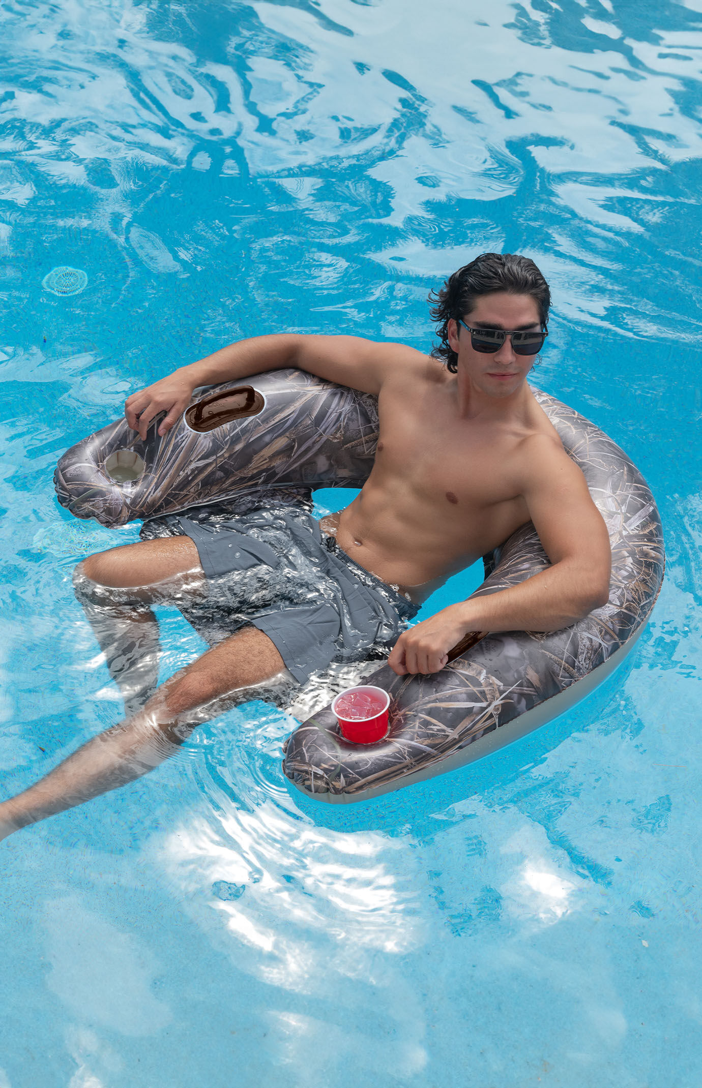 PoolCandy Realtree Max 7 Jumbo 48" Sun Chair Pool Float