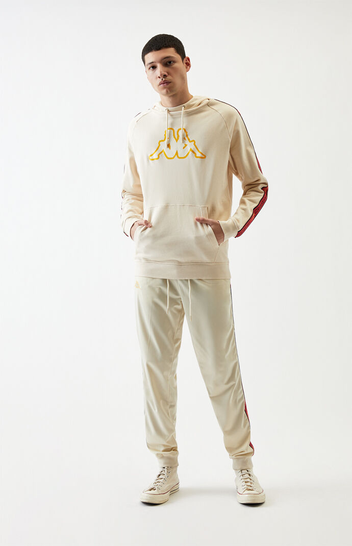Beige Logo Tape Apet 2 Hoodie