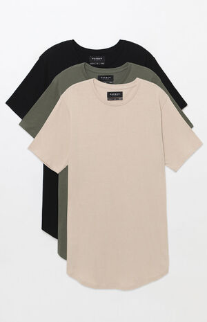 Three Pack Scallop T-Shirts image number 2