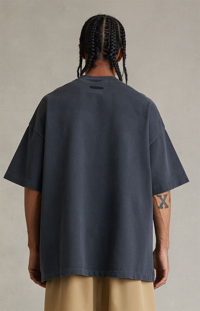 Fear of God ESSENTIALS Faded Iron Grey Training ’90s Short Sleeve T-Shirt