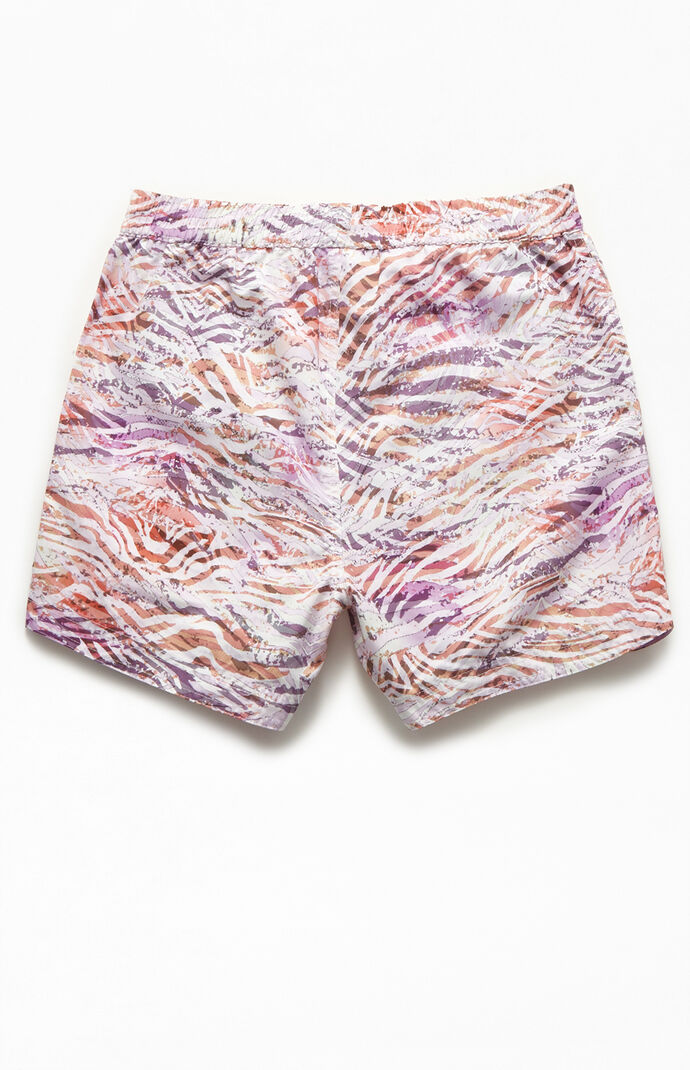 Dye Effect 15" Zebra Swim Trunks